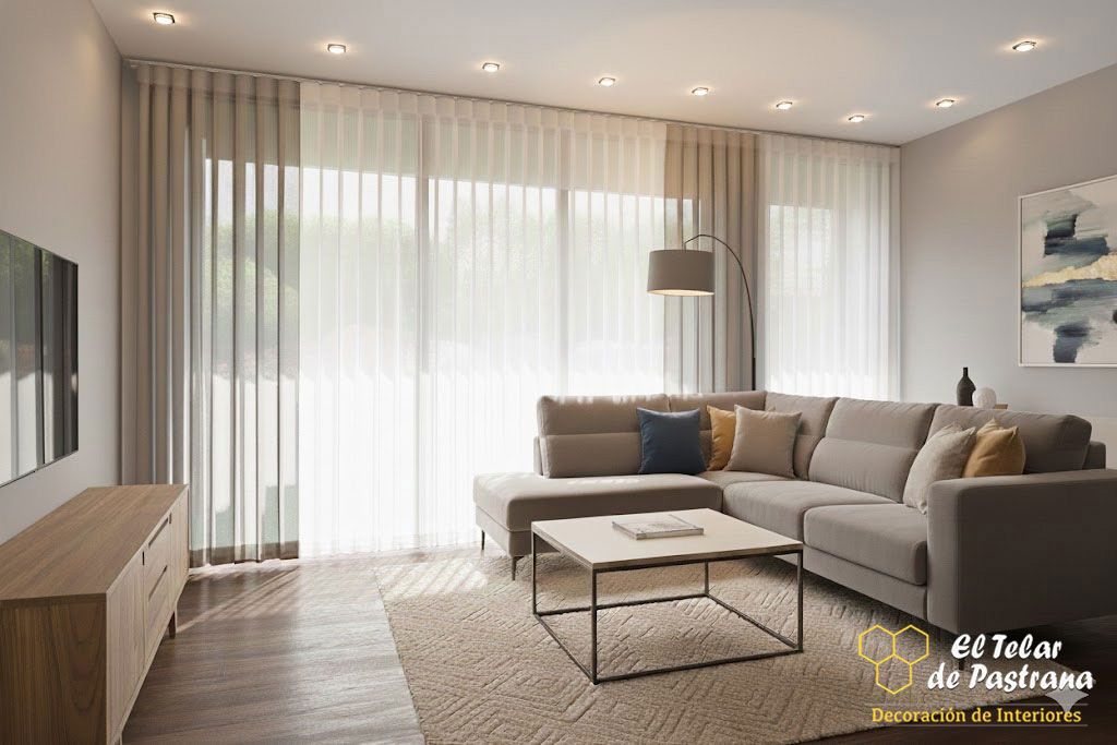 salon con cortinas verticales noche y dia dor colores