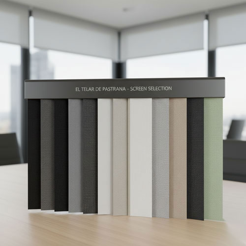 Muestrario tejido screen técnico screem