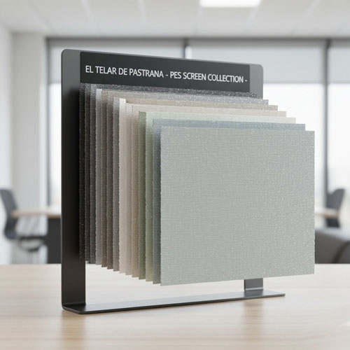 Muestrario tejido PES screen