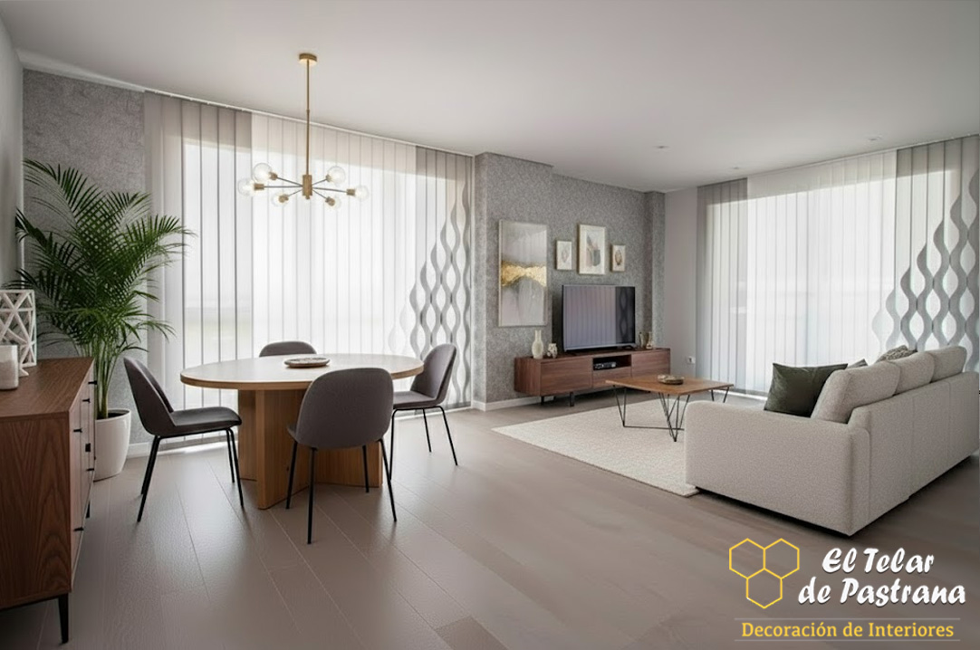 Verticales con Formas y Ondas Cortinas Verticales con Formas y Ondas