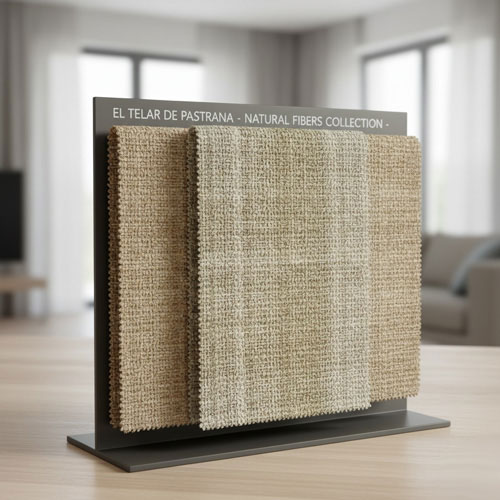 Muestrario fibras naturales