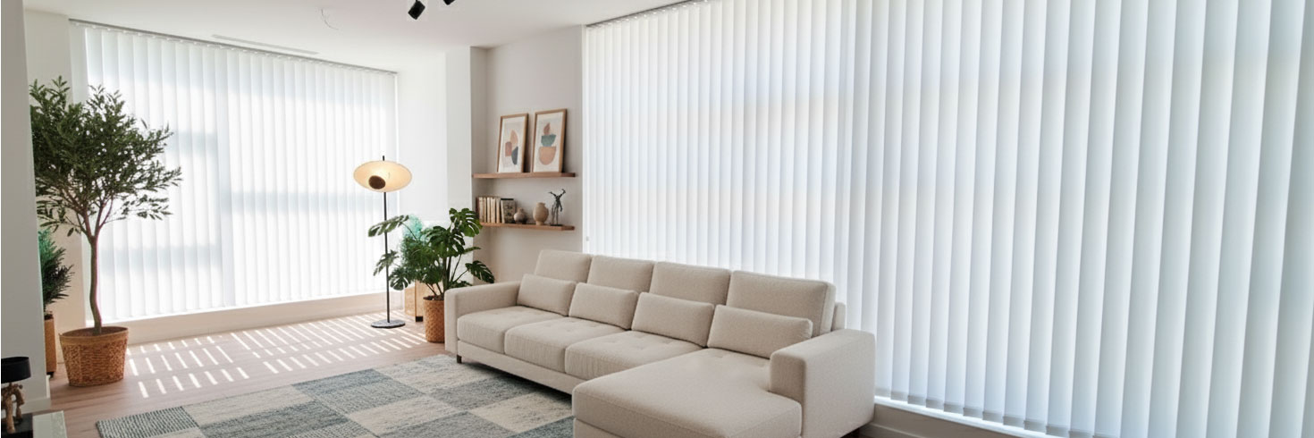 Instalación profesional de cortinas verticales en Madrid - El Telar de Pastrana