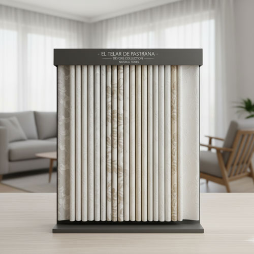 Muestrario tejido devore