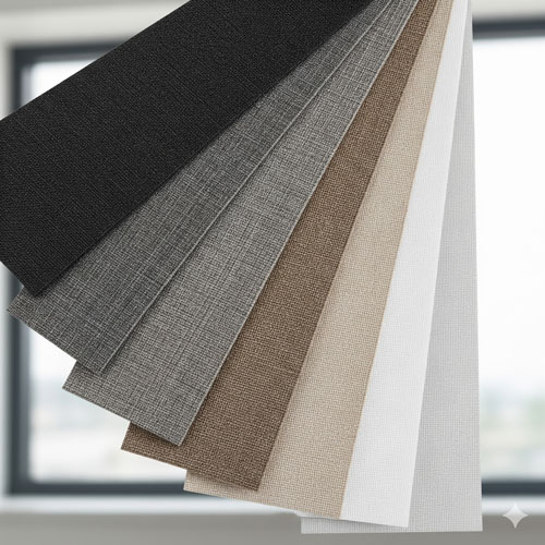 Muestrario tejido opaco textil