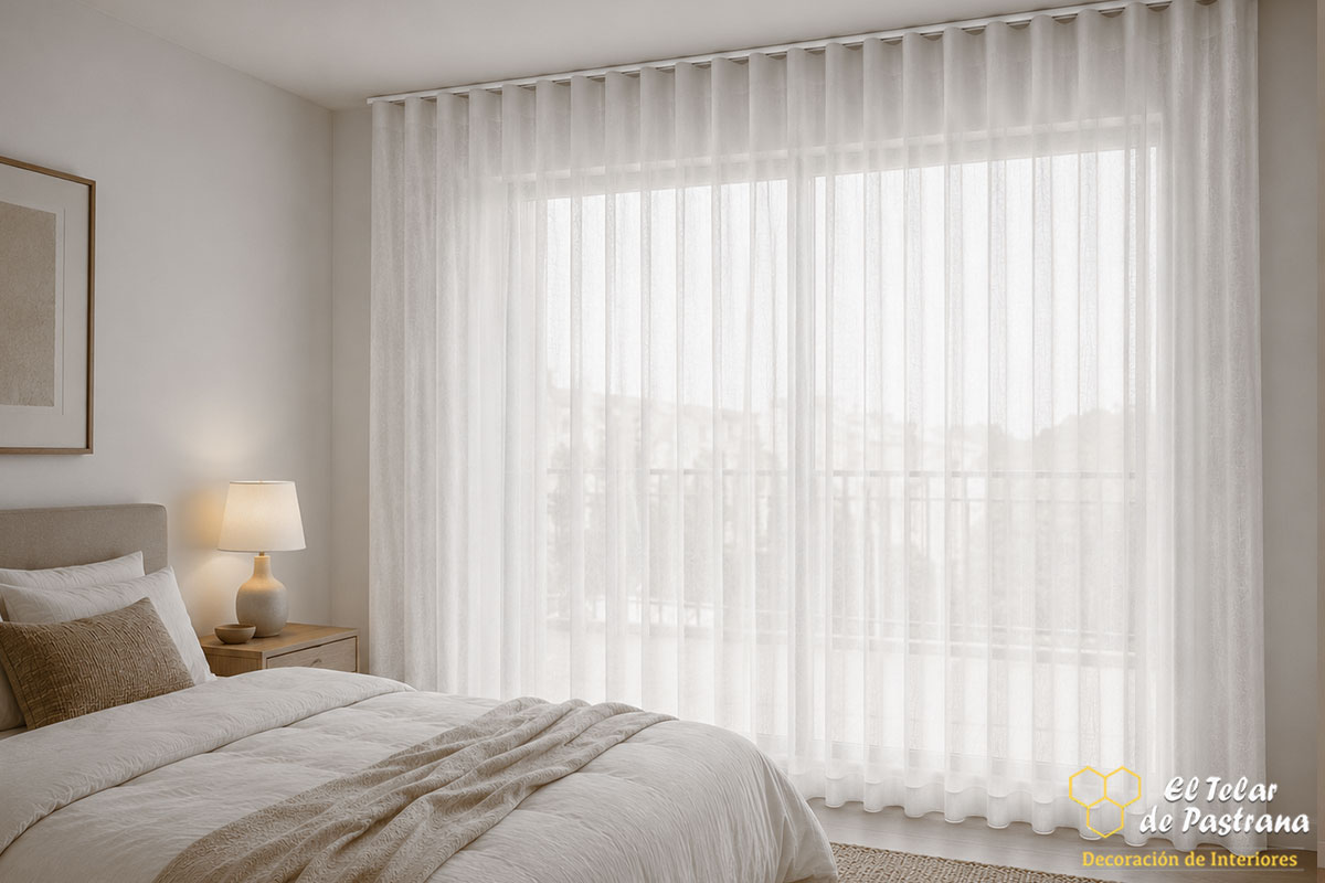 Riel Lugo para cortinas onda perfecta a medida en Madrid