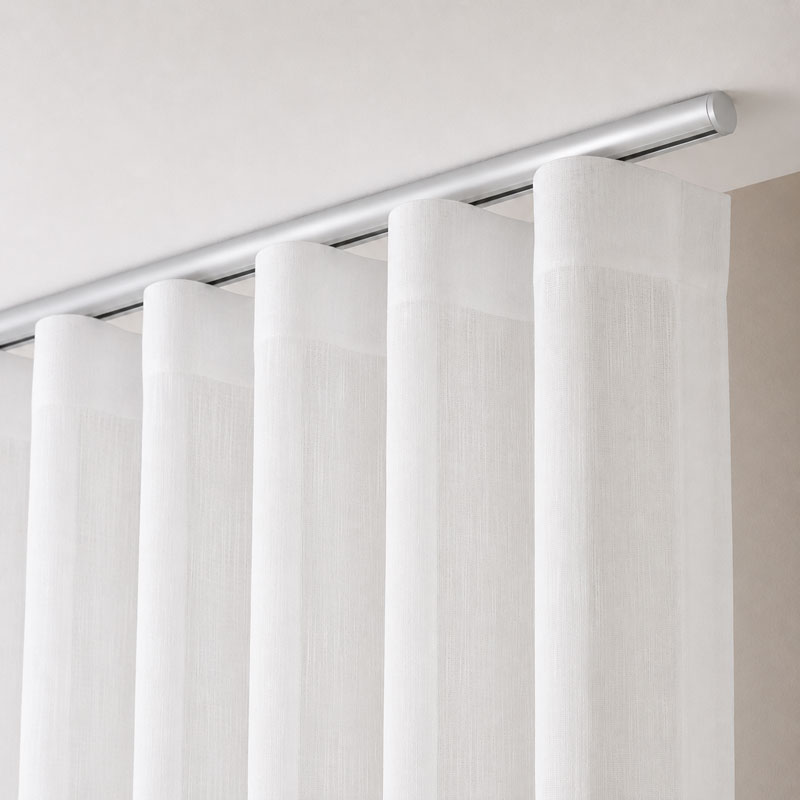 Riel Lugo para cortinas Onda Perfecta