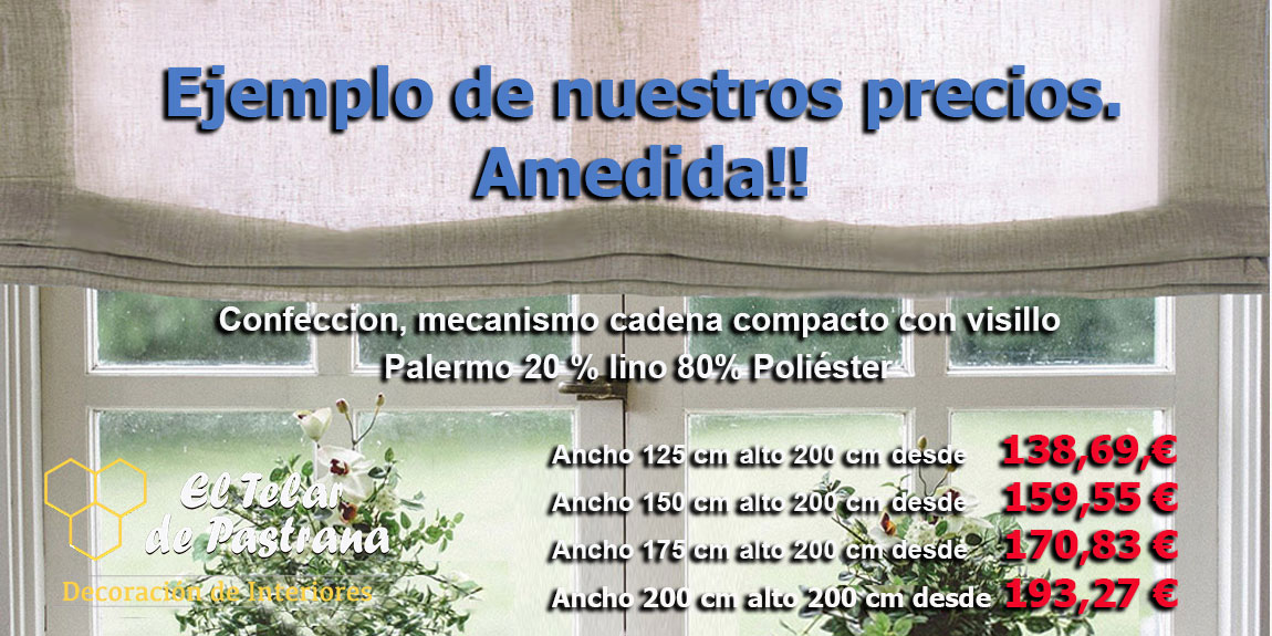 Estores MADRID, Mejo precio Estores