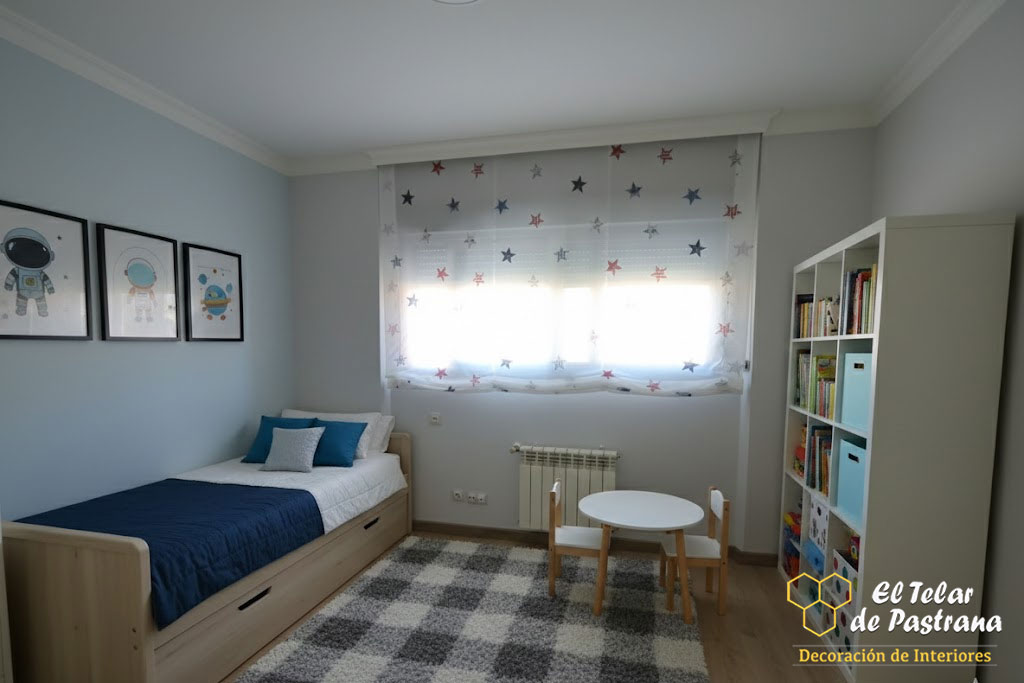 Estor paquete infantil estampado con estrellas