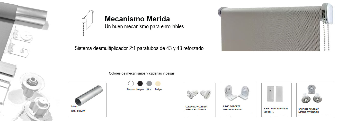 Especificacion y detalles tecnicon del mecanismo MERIDA PARA N 203