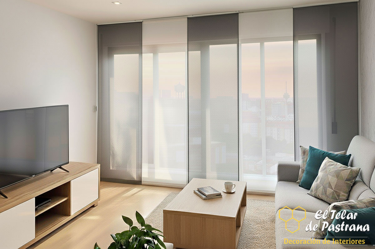 Paneles lisos bicolor en Chamartín