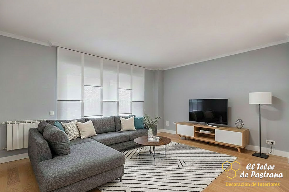 Panel japonés traslúcido en La Latina