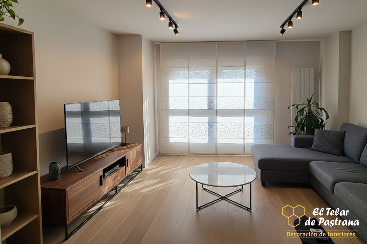 Panel japonés tejido técnico devoré en Fuenlabrada