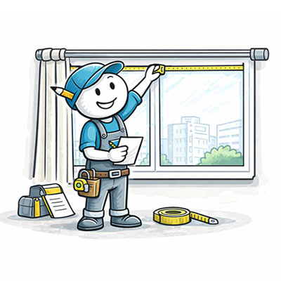 Medición de cortinas a domicilio