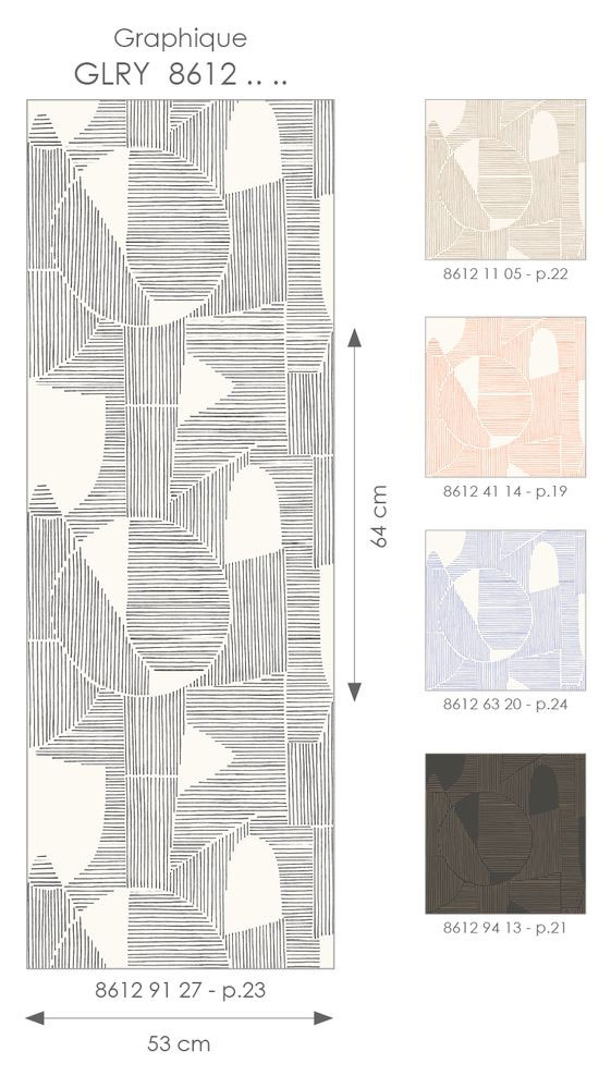 RAPPORT  DE ESTE PAPEL PINTADO Graphique