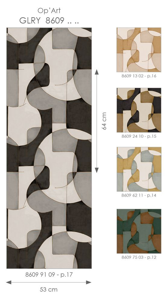 RAPPORT DE ESTE PAPEL PINTADO OP'ART