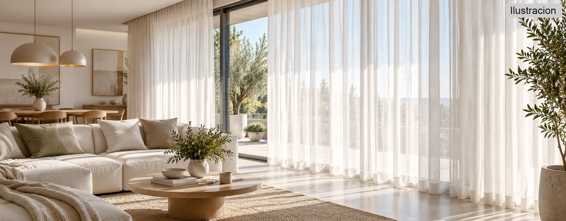 Cortinas a medida en Madrid - El Telar de Pastrana