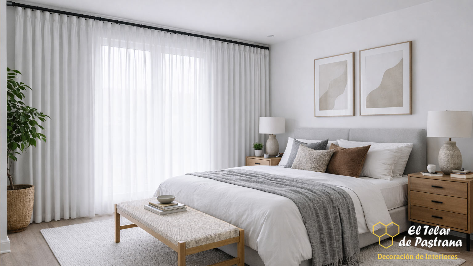 Cortinas y estores a medida para el hogar Cortinas y estores a medida en ambiente residencial luminoso