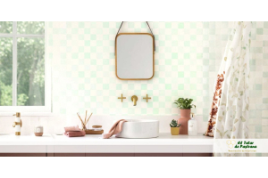 Renueva tu cuarto de baño con estos papeles pintados