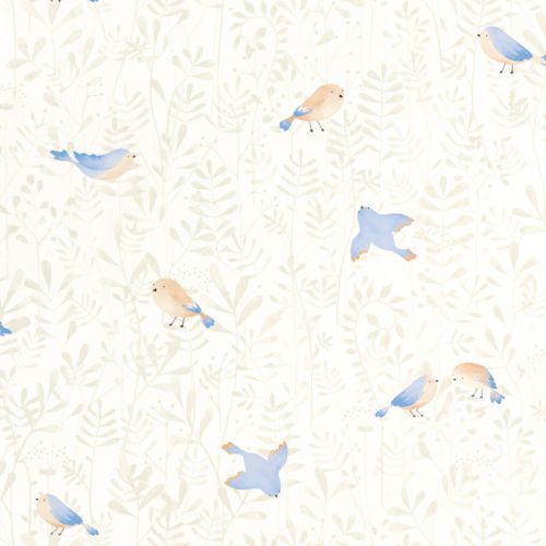 Ave volando beige azul rosa salmón blanco 88316471
