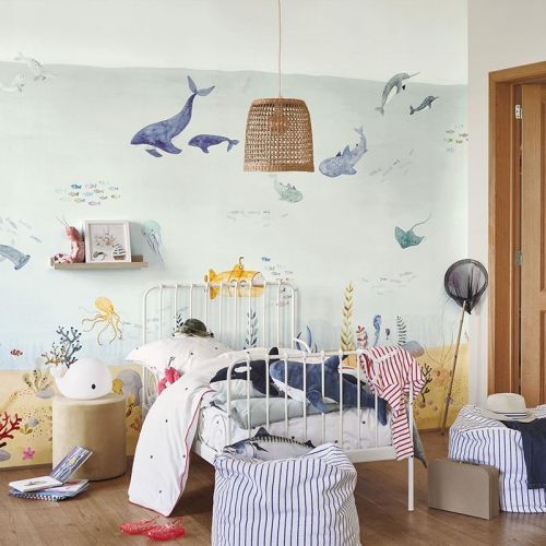 mural infantil Exploration under the sea