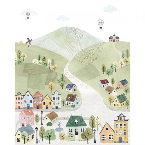 Mural infantil Welcome to the Village