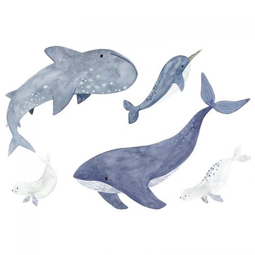 Kit de stickers Sea life spray up