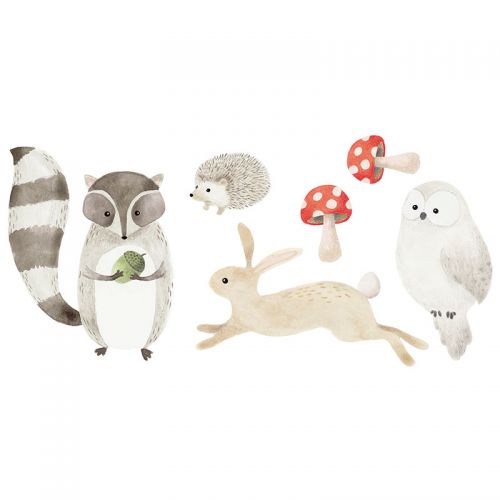 Decoración stickers Animales Bosque